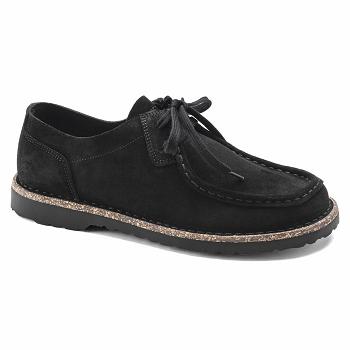 Pánské Obuv Birkenstock Pasadena Ii Semišové Læder Černé | CZ 182DFM